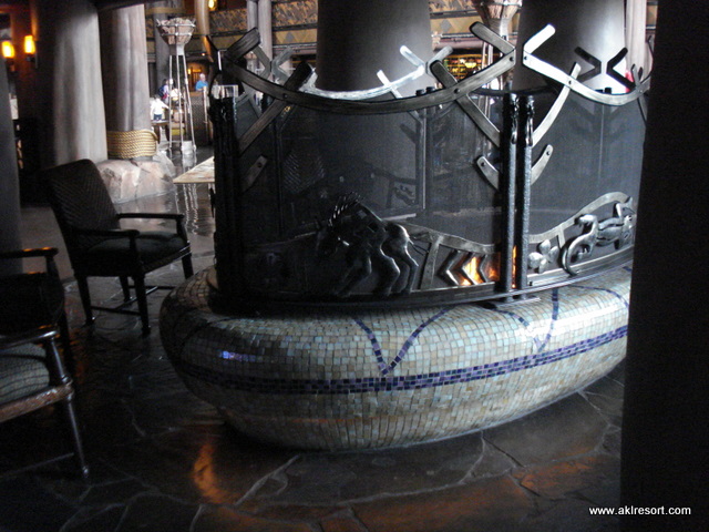 Lobby fireplace 2